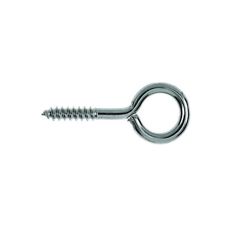 Očko s vrutem 30 mm NEREZ do cihel / betonu / dřeva