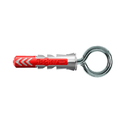 Očko s vrutem 30 mm NEREZ +  Hmoždinka Fischer DUOPOWER 6 x 30mm